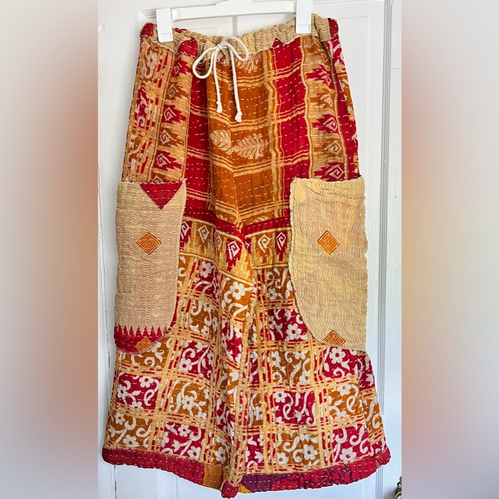 Colorful Patchwork Pants